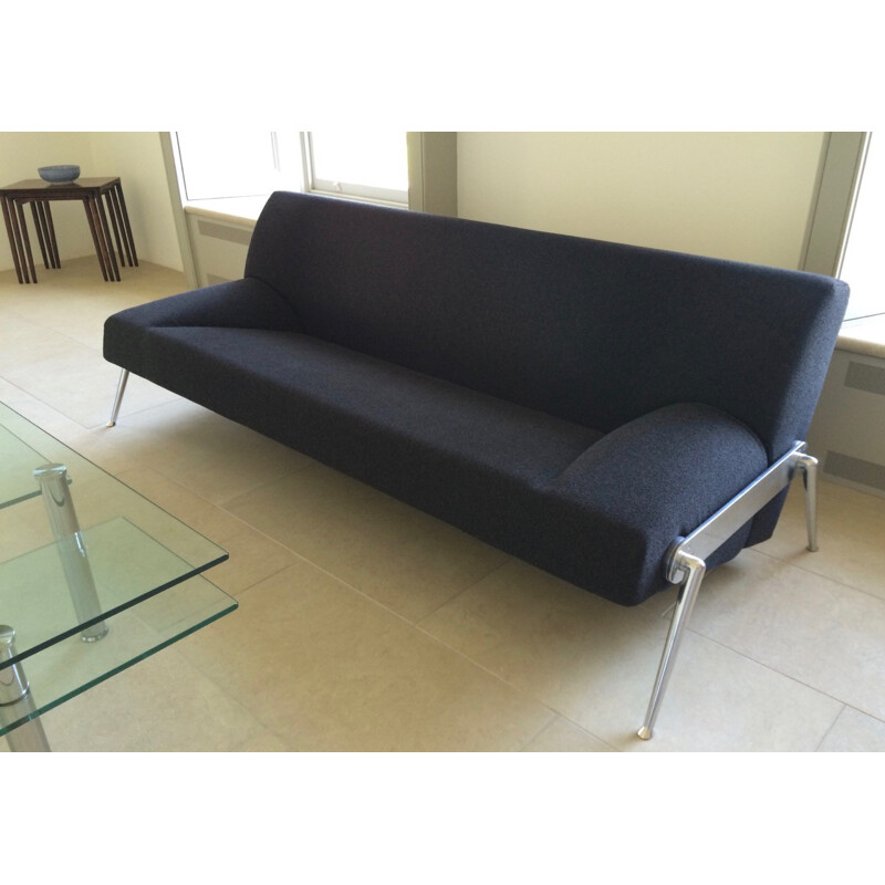 Interprofil daybed sofa in grey fabric, Stefan HEILIGER - 1990s