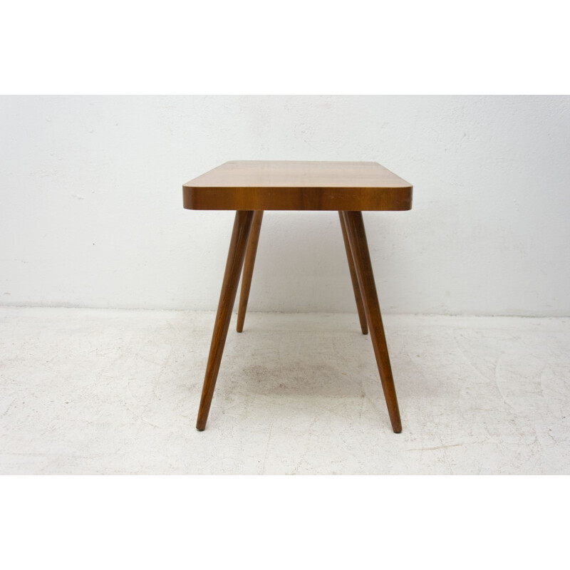 Vintage walnut coffee table by Český nábytek, Czechoslovakia 1960