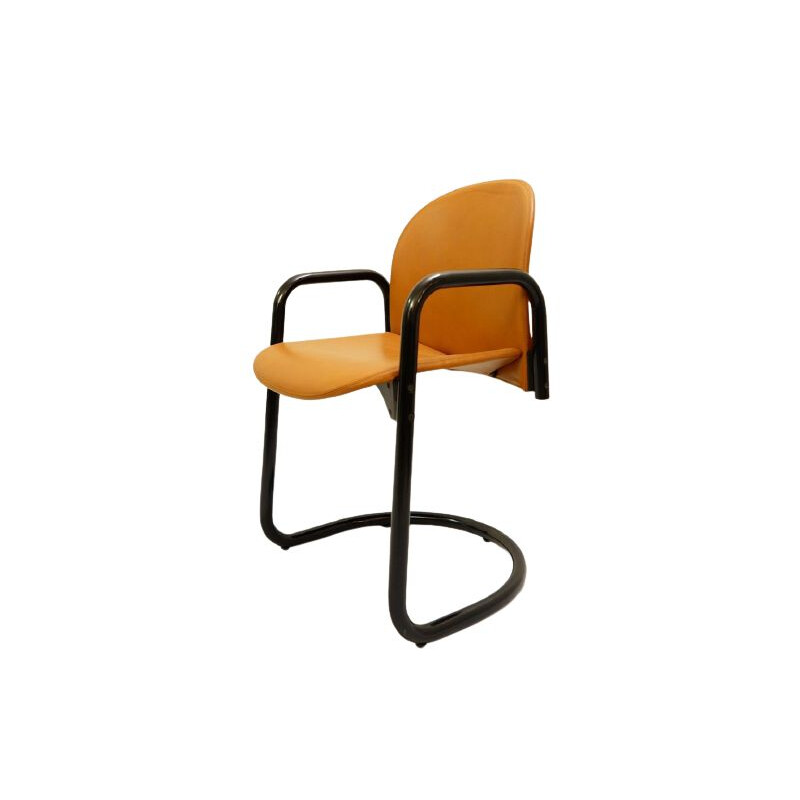 Vintage Stuhl "Dialogo" Leder von Tobia