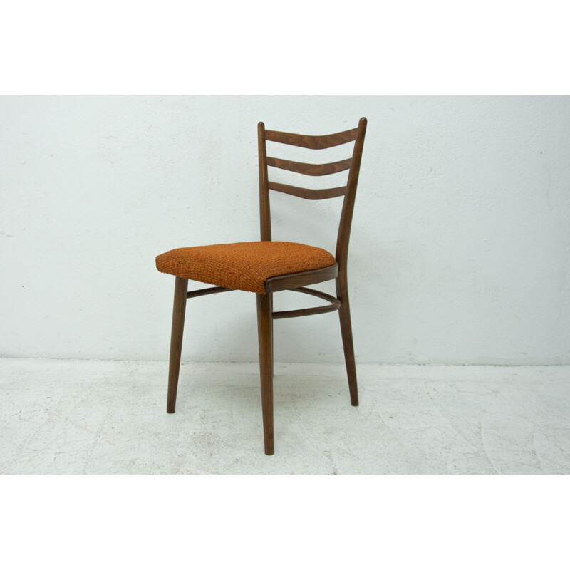 Set of 4 Mid century dining chairs, Czechoslovak 1960s