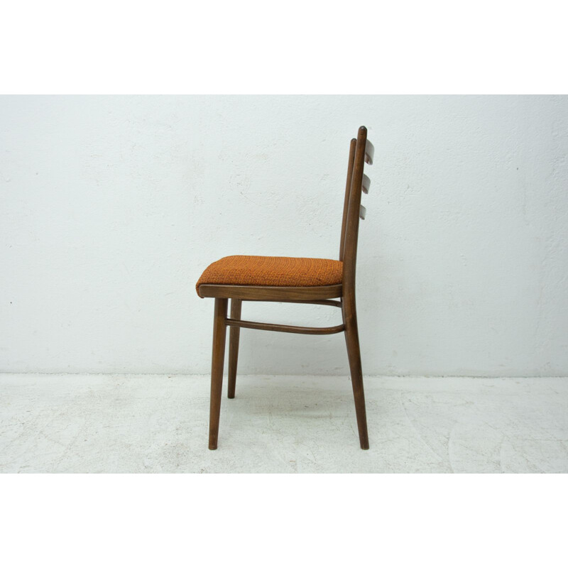 Lot de 4 chaises vintage, Tchécoslovaquie 1960