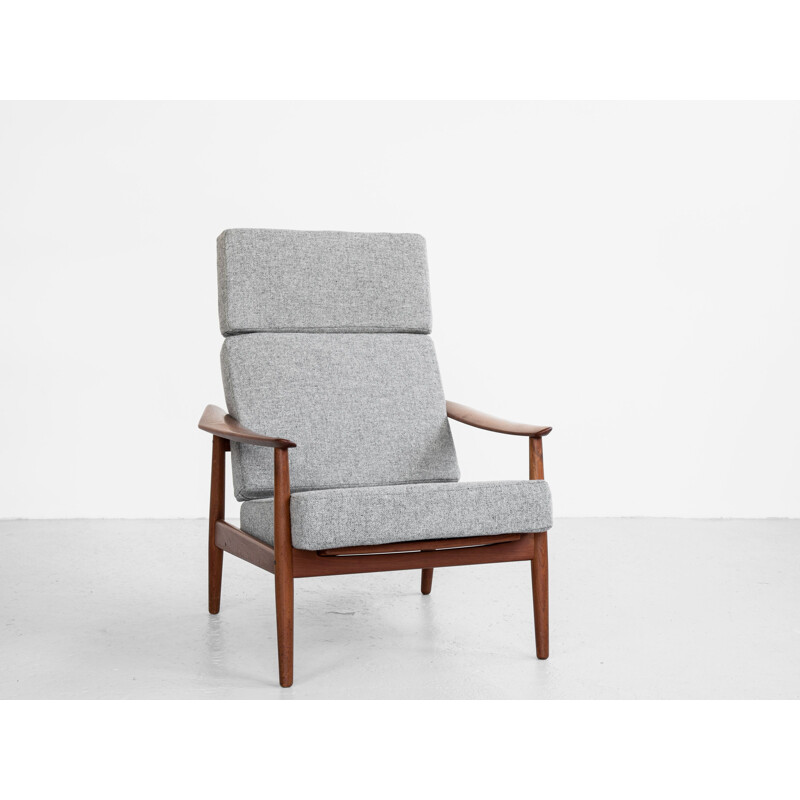 Midcentury lounge chair in teak by Arne Vodder for France & Son, Danish 1960s