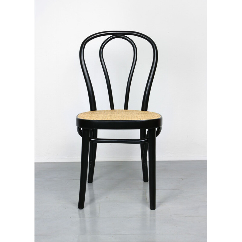 Chaise vintage noire n218 de Michael Thonet