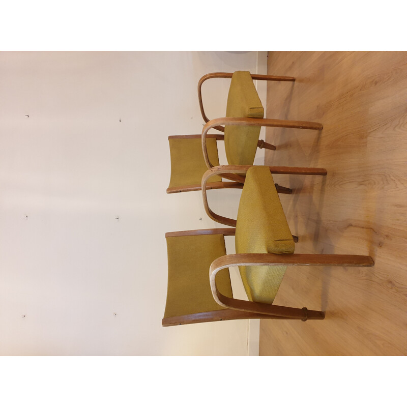 Pair of vintage armchairs by Steiner