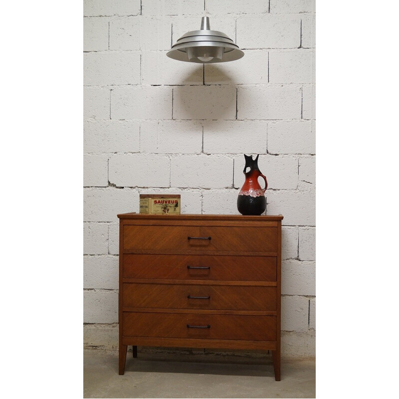 Vintage dresser with 4 drawers - 50s