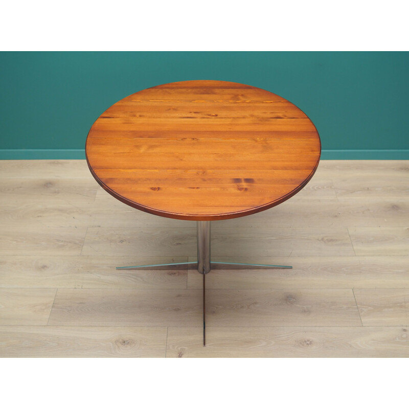 Vintage pine table, Denmark 1970