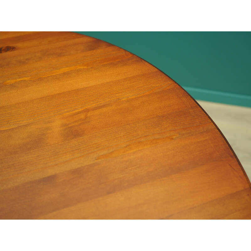 Vintage pine table, Denmark 1970