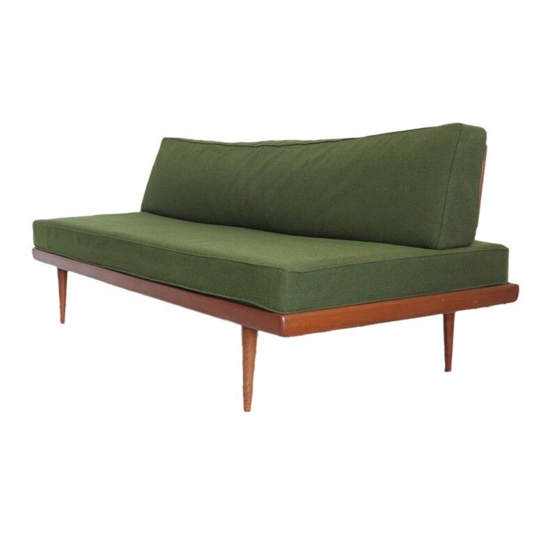 Panca vintage Antimott di Peter Hvidt per Knoll 1955