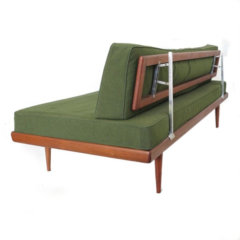 Banco Vintage Antimott de Peter Hvidt para Knoll 1955