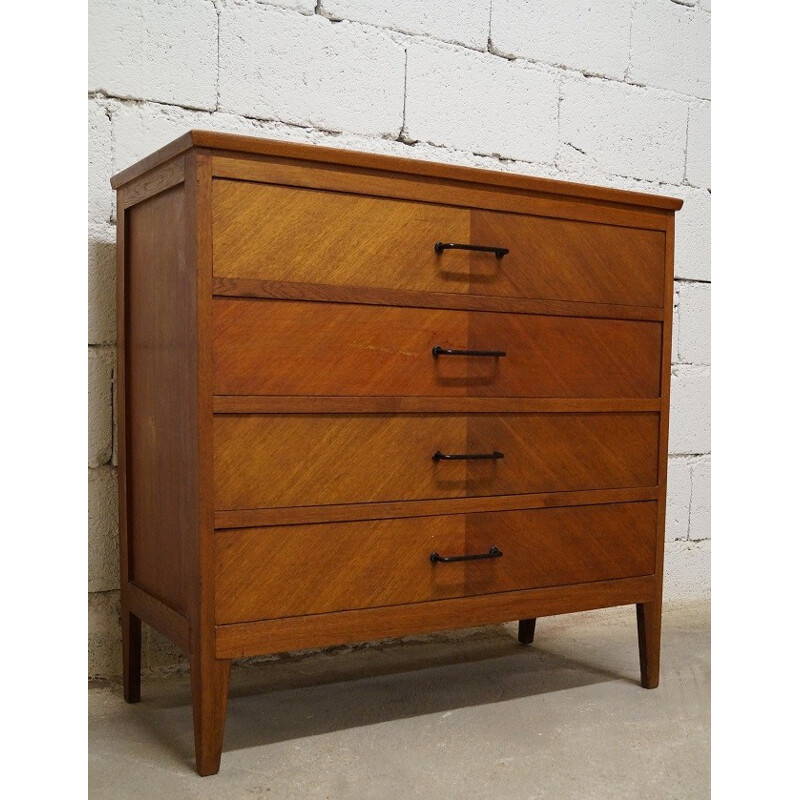 Vintage dresser with 4 drawers - 50s