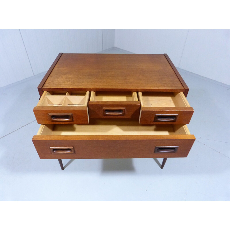 Small vintage teak chest of drawers 1960