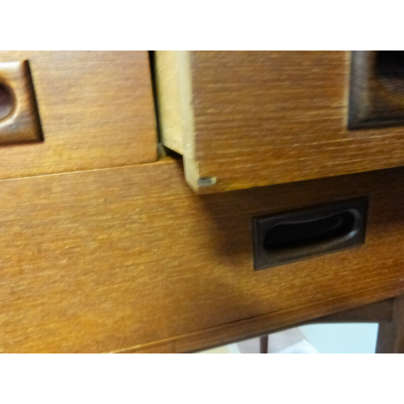 Small vintage teak chest of drawers 1960