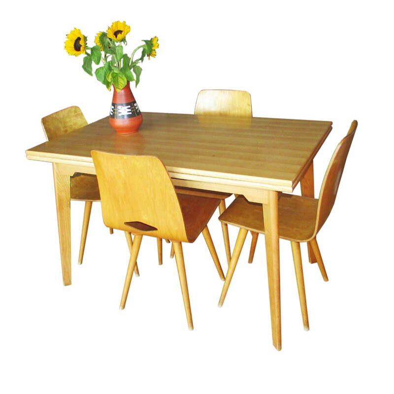 Dining table in beechwood - 1950s