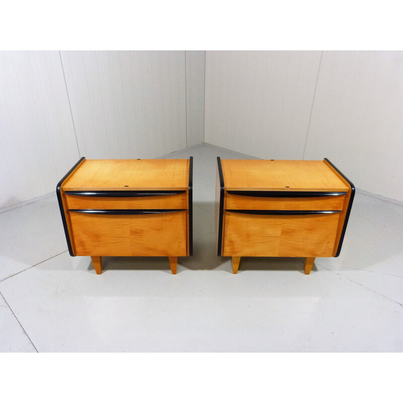 Pair of vintage nightstands 1950s