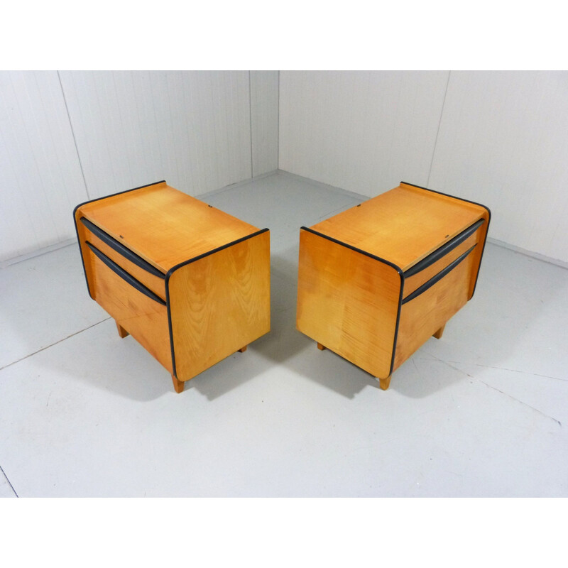 Pair of vintage nightstands 1950s