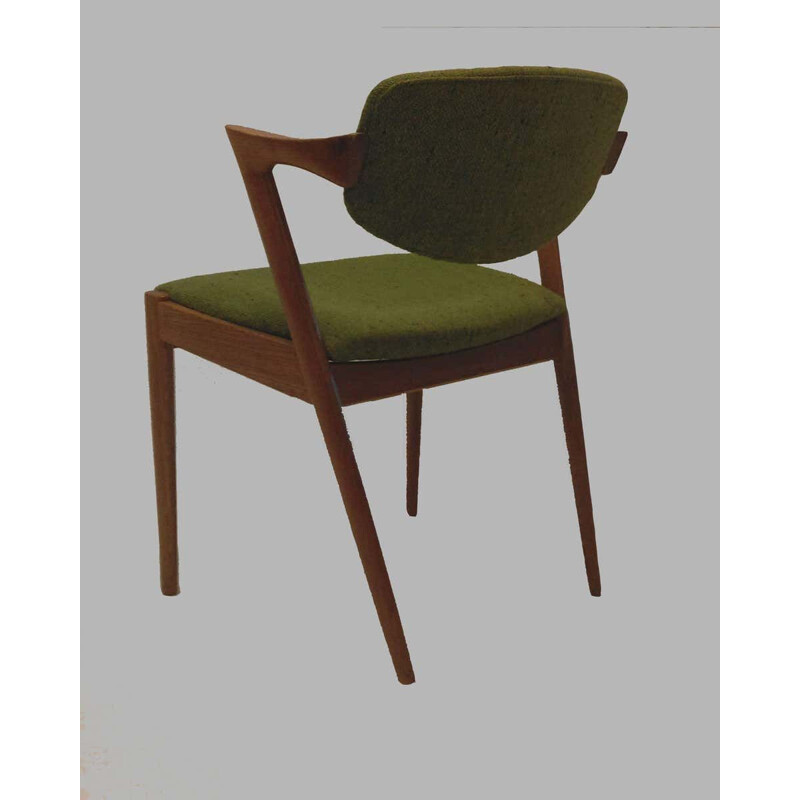 Set of 10 Vintage Oak Dining Chairs for Kai Kristiansen