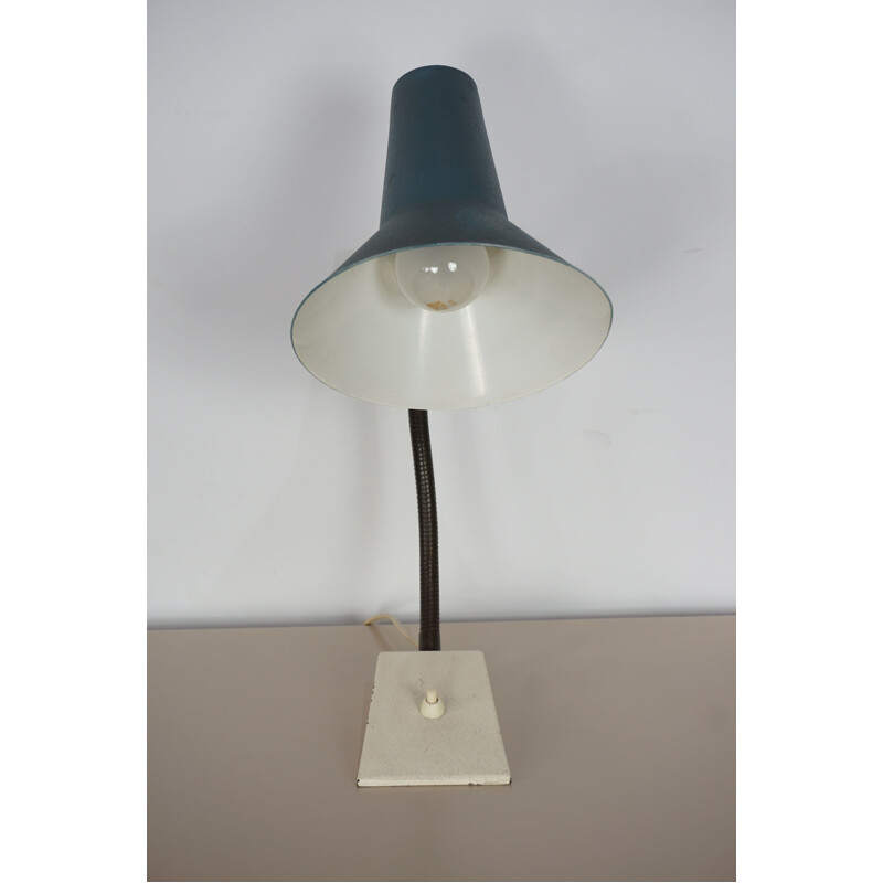 Lampe vintage articulée en métal 1950