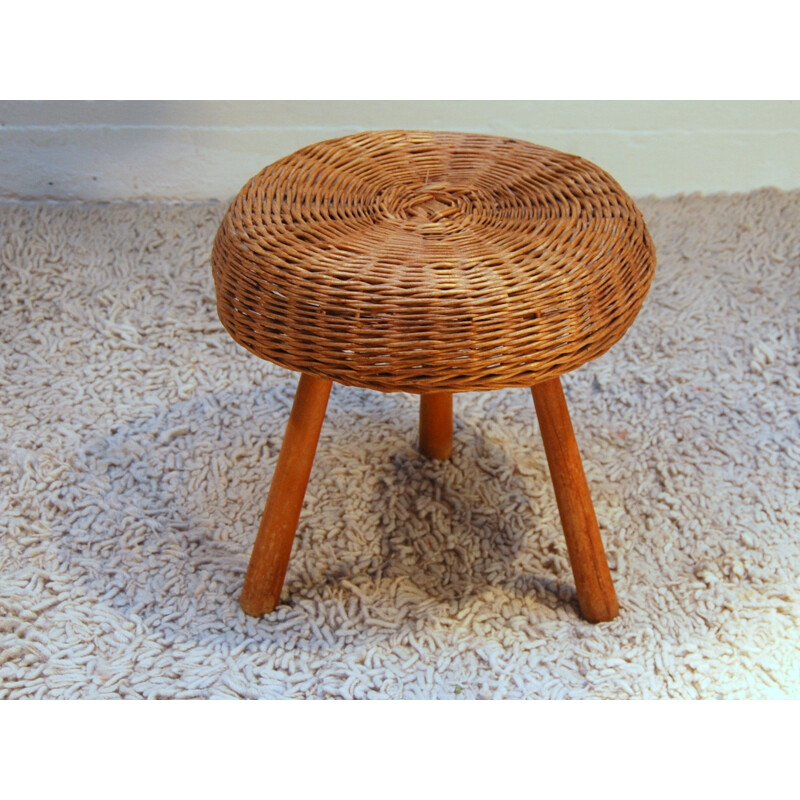 Mid century modern Scandinavian stool - 1950s