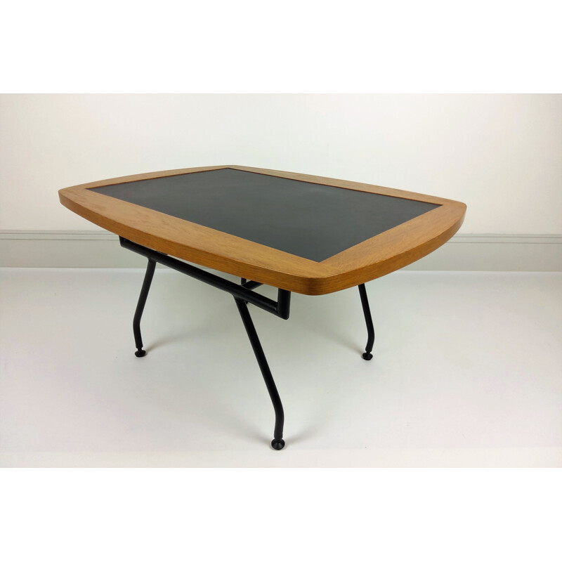 Table basse vintage en chêne, 1950