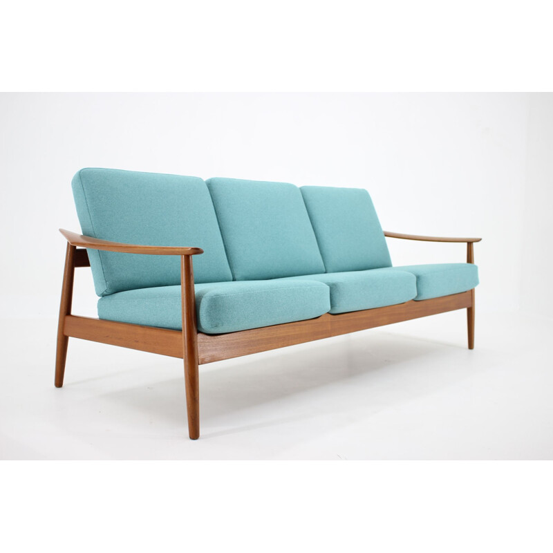 Vintage 3 seater sofa by Arne Vodder for France & Son, Denmark 1960