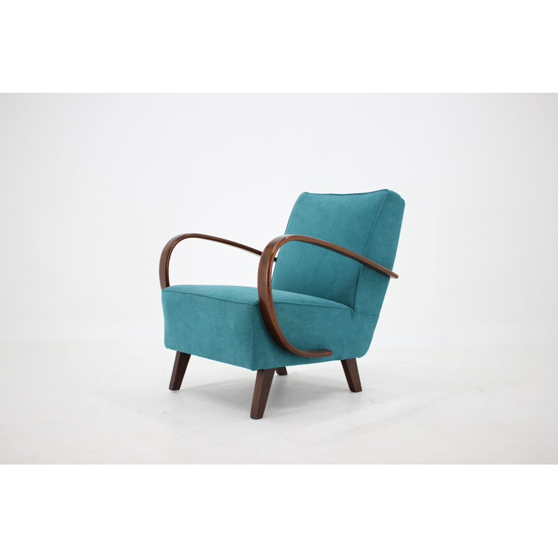 Vintage armchair by Jindrich Halabala, Czechoslovakia 1950