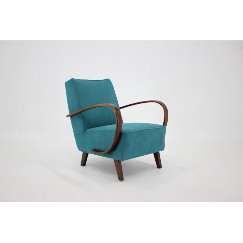 Vintage armchair by Jindrich Halabala, Czechoslovakia 1950