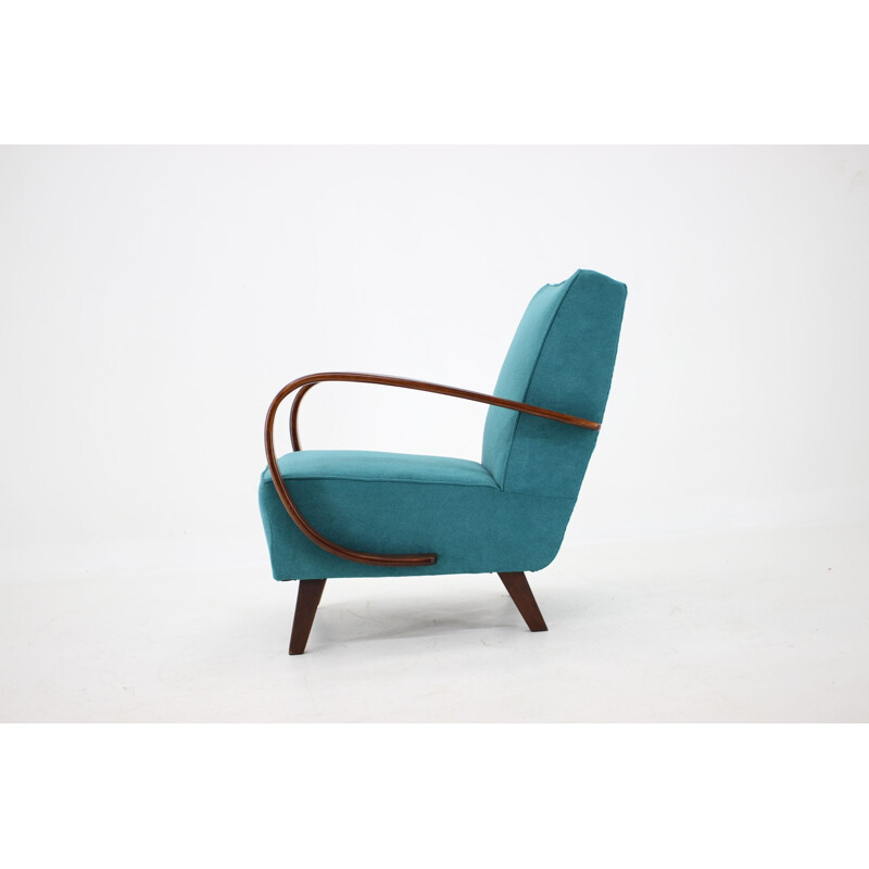 Vintage armchair by Jindrich Halabala, Czechoslovakia 1950