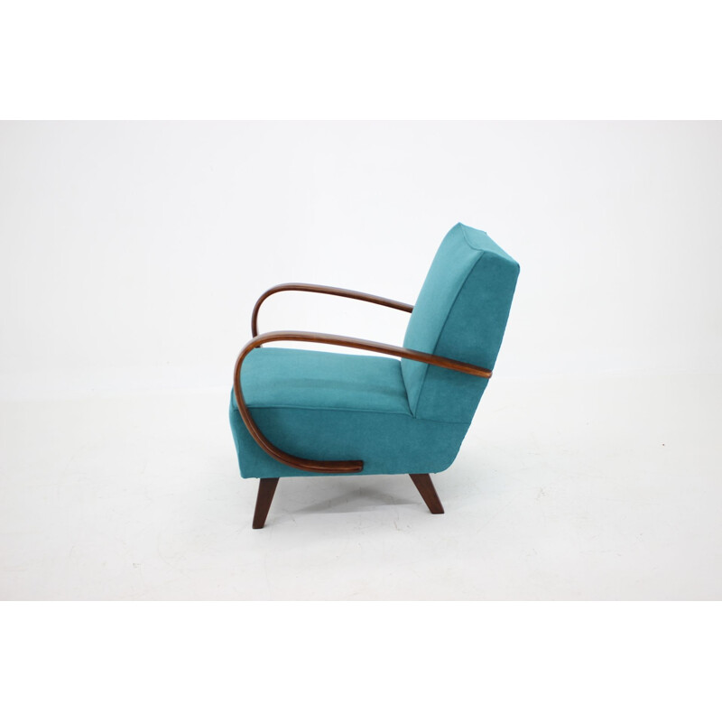 Vintage armchair by Jindrich Halabala, Czechoslovakia 1950