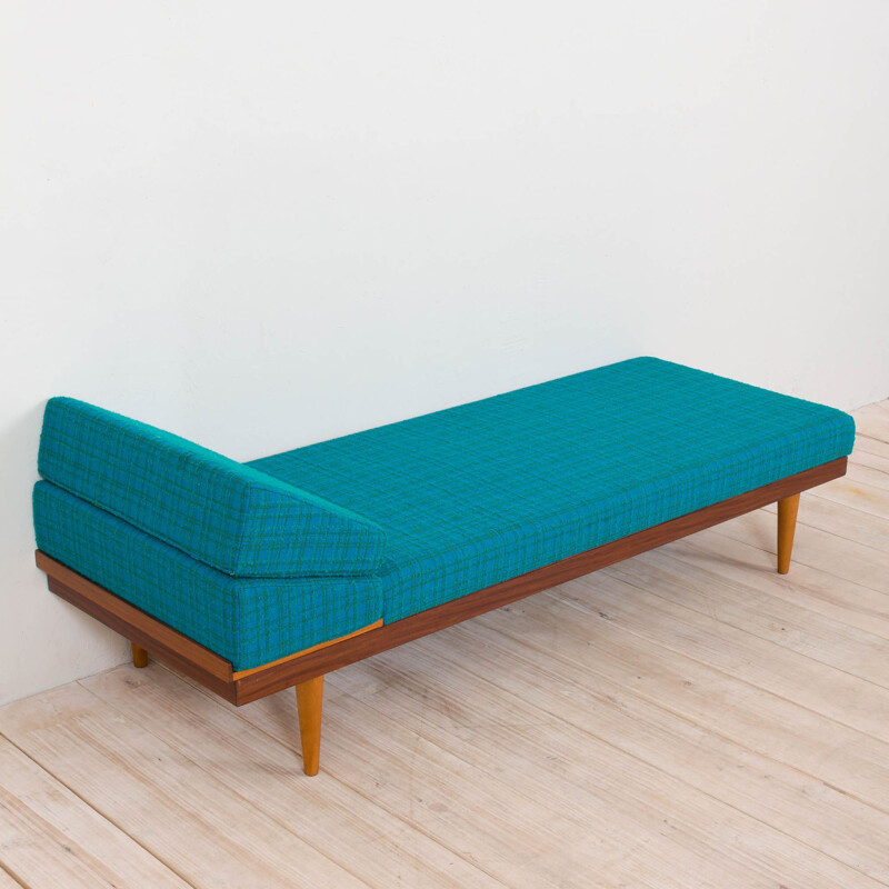 Vintage Teak Daybed Svanette with Side Table by Ingmar Relling for Swane Ekornes, 1960s