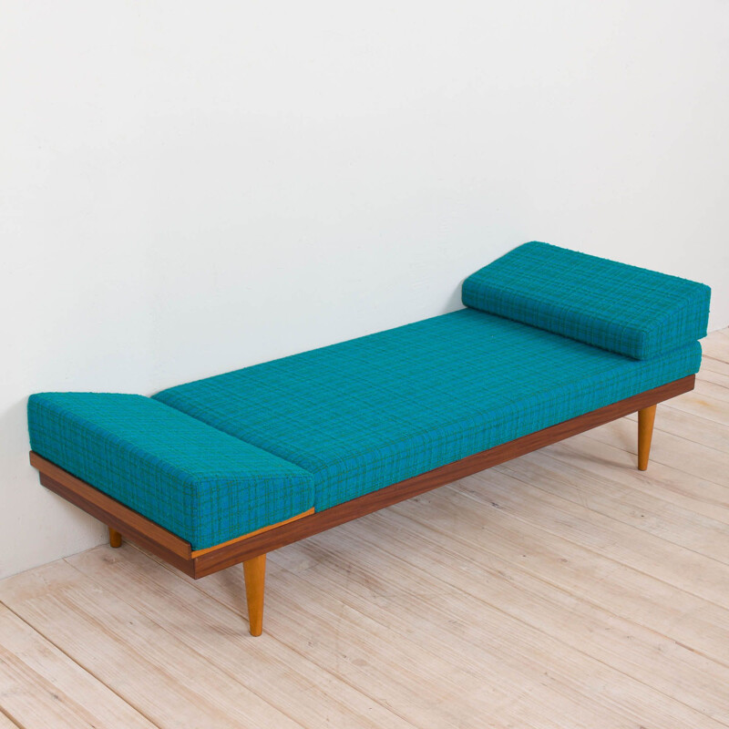 Vintage Teak Daybed Svanette with Side Table by Ingmar Relling for Swane Ekornes, 1960s