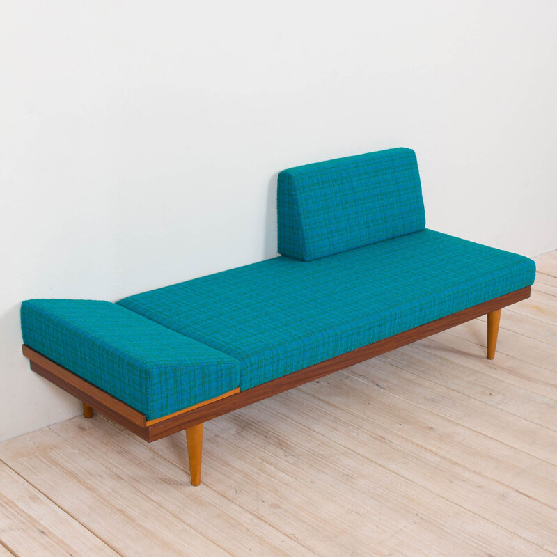 Vintage Teak Daybed Svanette with Side Table by Ingmar Relling for Swane Ekornes, 1960s