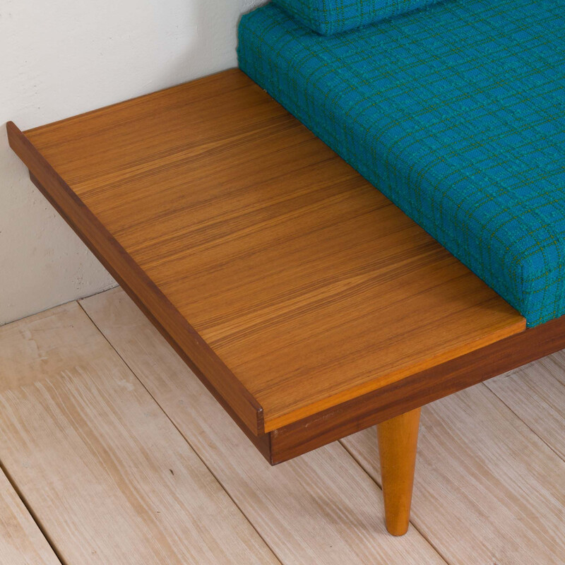 Vintage Teak Daybed Svanette with Side Table by Ingmar Relling for Swane Ekornes, 1960s