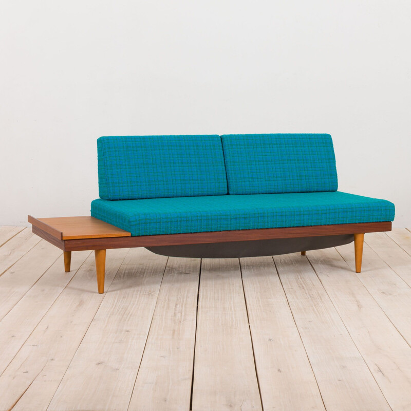 Vintage Teak Daybed Svanette with Side Table by Ingmar Relling for Swane Ekornes, 1960s