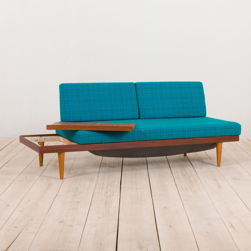 Vintage Teak Daybed Svanette with Side Table by Ingmar Relling for Swane Ekornes, 1960s