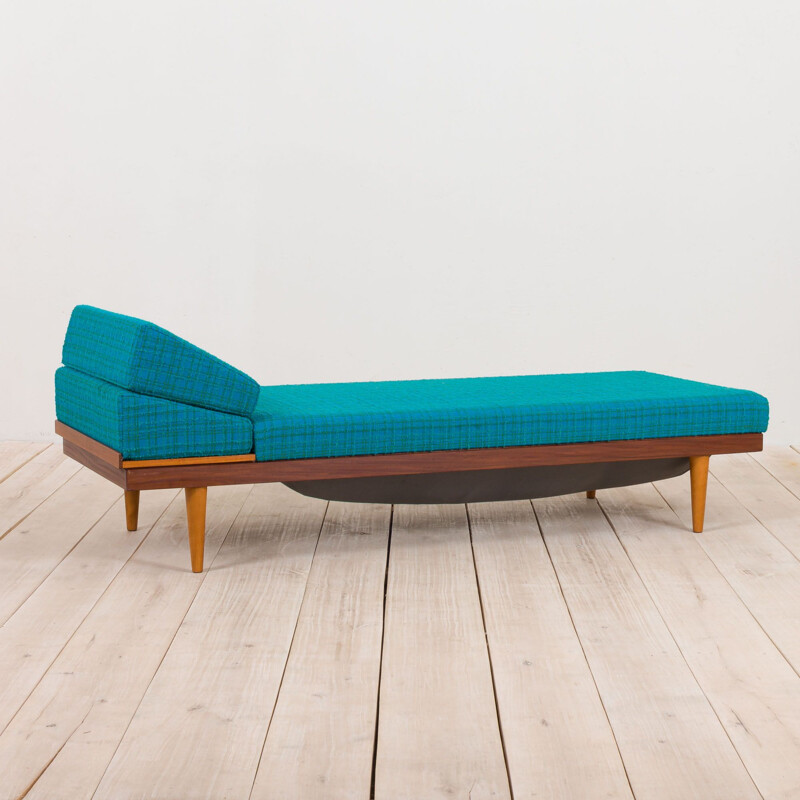 Vintage Teak Daybed Svanette with Side Table by Ingmar Relling for Swane Ekornes, 1960s