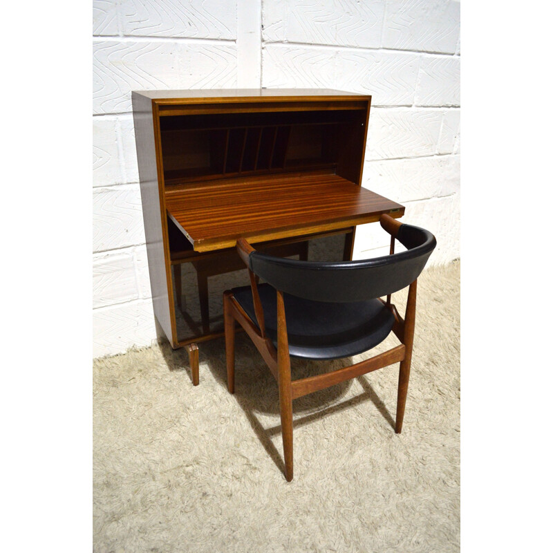 English secretaire in teak, Robert HERITAGE - 1960s