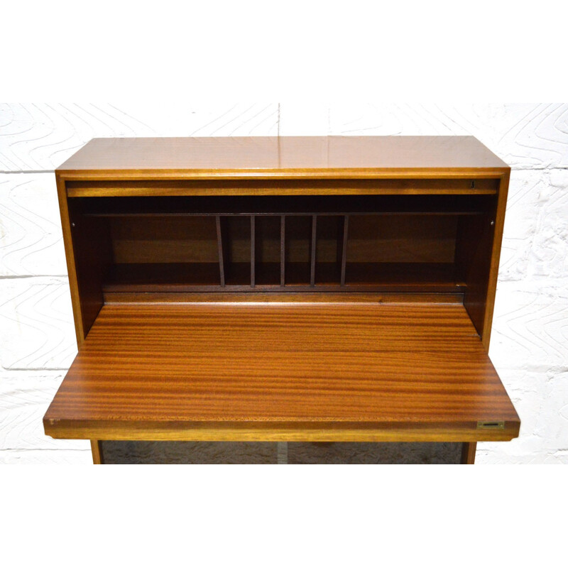 English secretaire in teak, Robert HERITAGE - 1960s