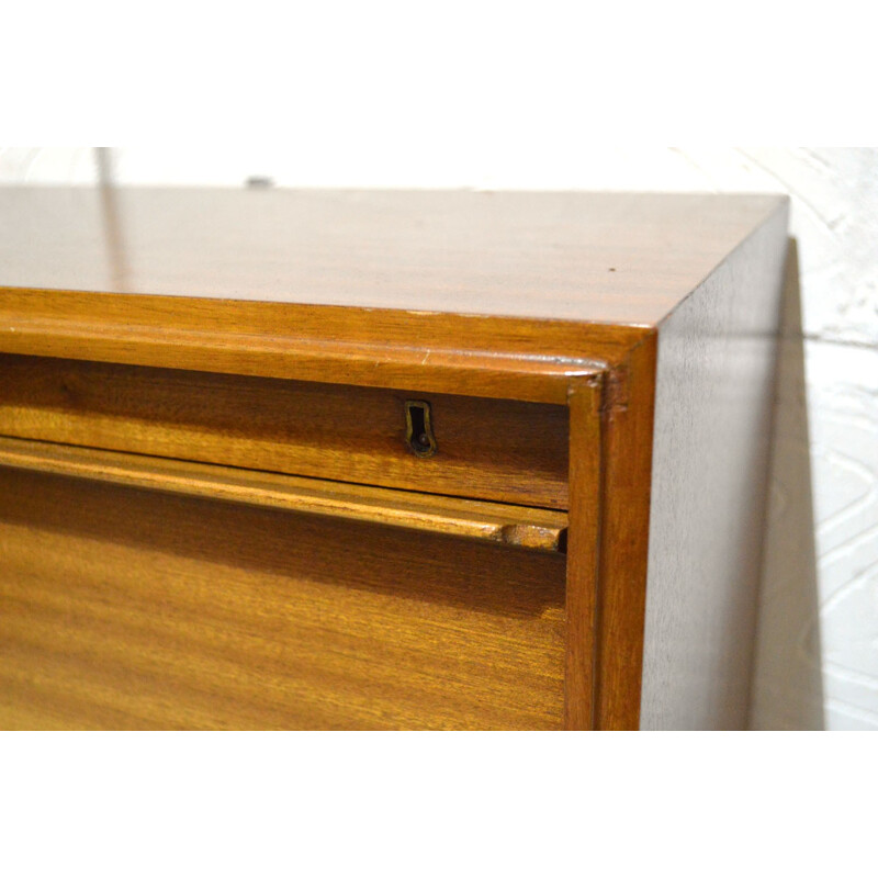 English secretaire in teak, Robert HERITAGE - 1960s