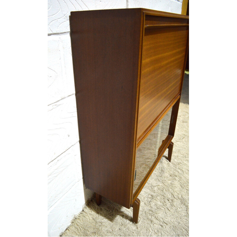 English secretaire in teak, Robert HERITAGE - 1960s