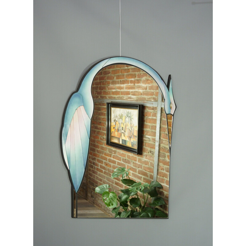 Vintage mirror by David Marshall 1990s