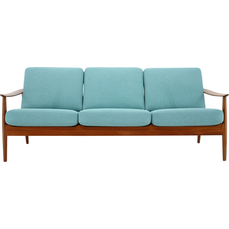 Vintage 3 seater sofa by Arne Vodder for France & Son, Denmark 1960