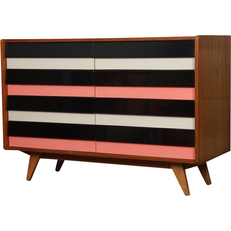 Vintage chest of drawers U-453 by Jiri Jiroutek, Pays de l'Est 1960