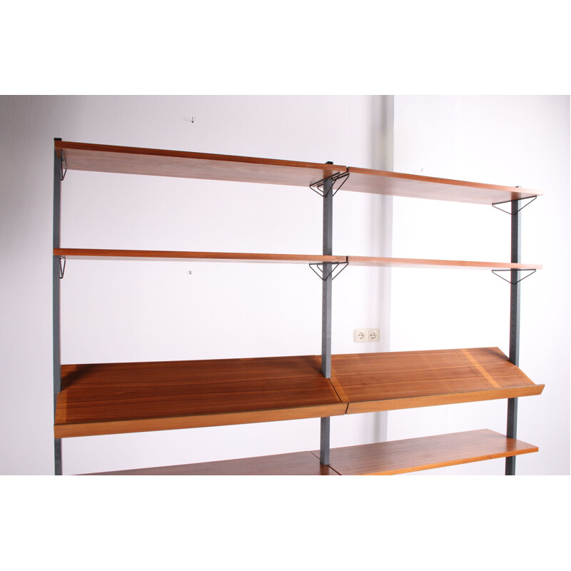 Vintage Olof Pira adjustable Wall unit or bookcase, Sweden 1960s