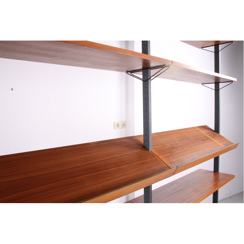 Vintage Olof Pira adjustable Wall unit or bookcase, Sweden 1960s