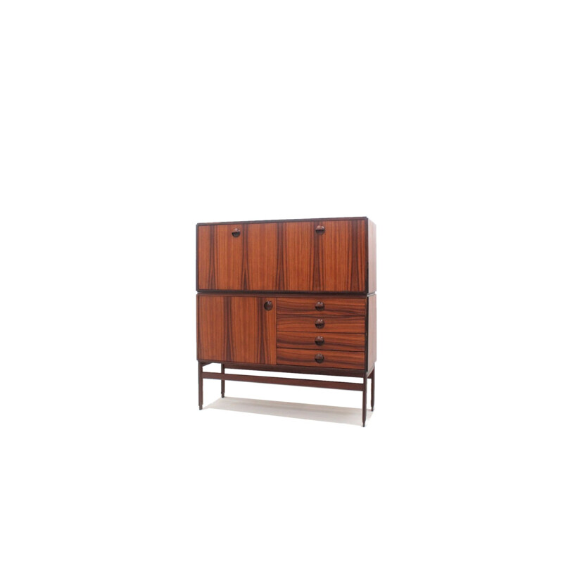 Armoire vintage modulaire en palissandre par Mobile Besana 1960