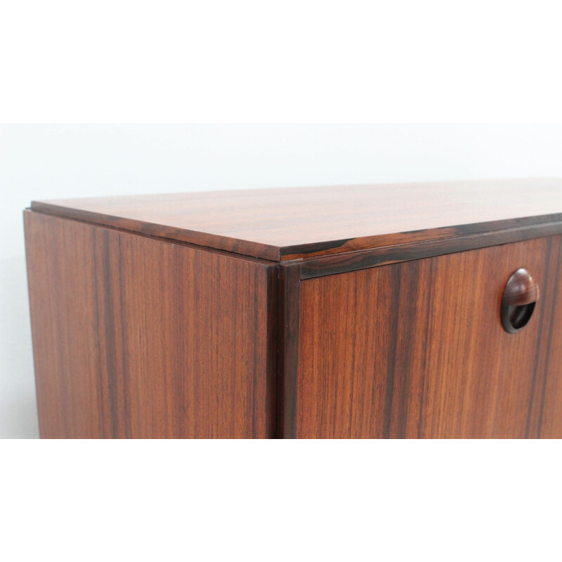 Mid-century rosewood modular cabinet by Mobile Besana 1960s