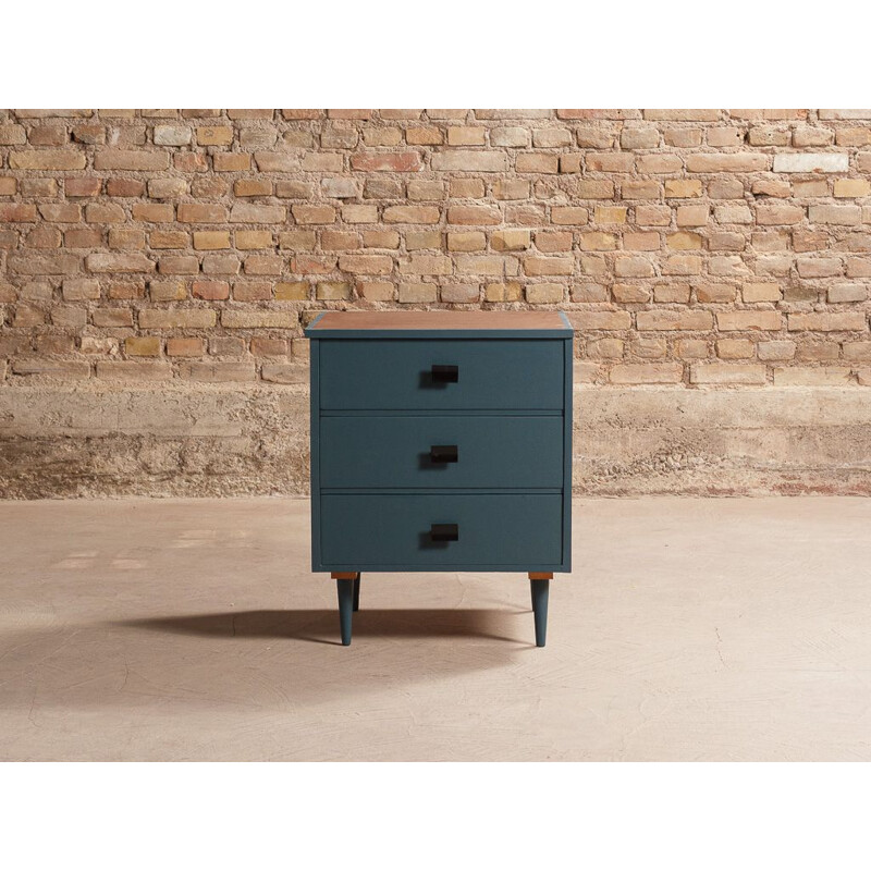 Vintage 3 drawer dresser in midnight blue