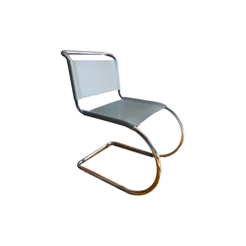 Vintage-Stuhl MR10 von Mies Van Der Rohe für Knoll 1980
