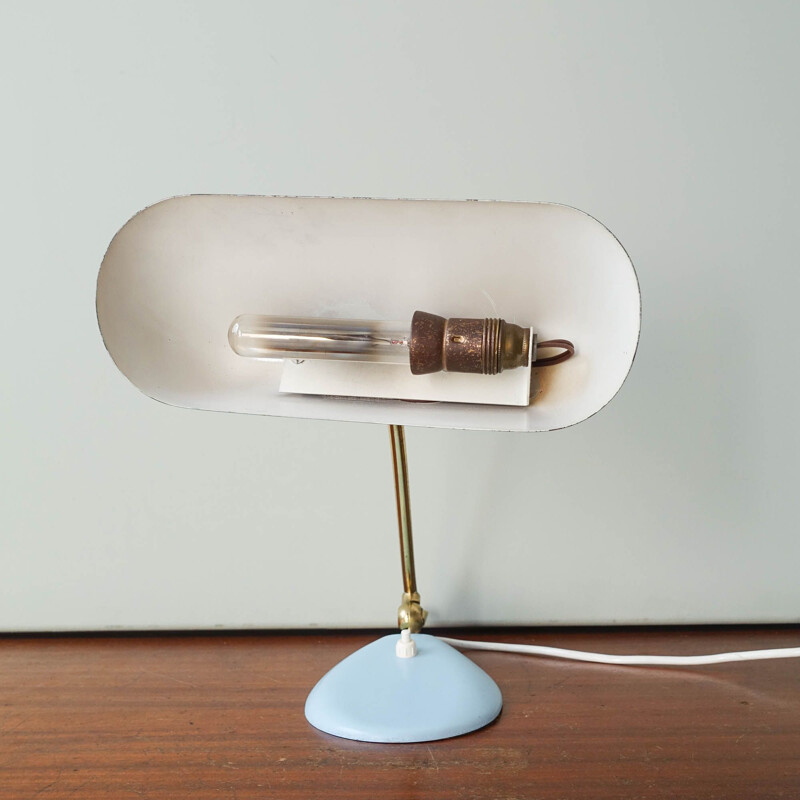 Vintage Desk or Piano Brass Lamp, Italy 1950s