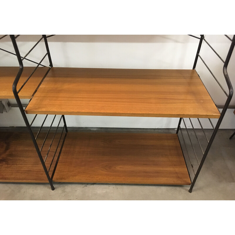 Vintage WHB freestanding bookshelving wallunit 1960s